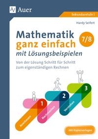 Produktbild: Mathematik ganz einfach mit L&ouml;sungsbeispielen 7-8