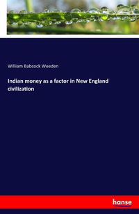 Produktbild: Indian money as a factor in New England civilization