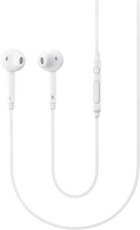 Bild vom Artikel Samsung EO-EG920BW In Ear Kopfhörer kabelgebunden Weiß Lautstärkeregelung, Headset vom Autor 