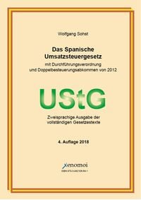 Produktbild: Das spanische Umsatzsteuergesetz (mit Durchf&uuml;hrungsverordnung)