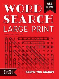 Produktbild: Word Search Large Print (Red)
