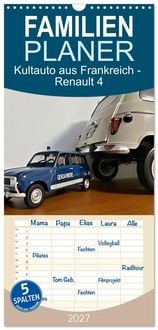 Produktbild: Familienplaner 2027 - Kultauto aus Frankreich - Renault 4 mit 5 Spalten (Wandkalender, 21 x 45 cm) CALVENDO