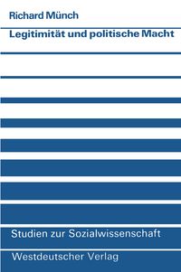 Produktbild: Legitimit&auml;t und politische Macht