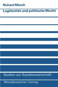 Produktbild: Legitimit&auml;t und politische Macht