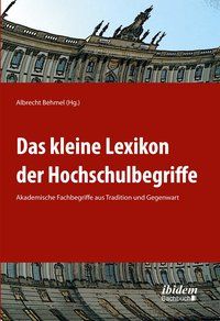 Produktbild: Das kleine Lexikon der Hochschulbegriffe
