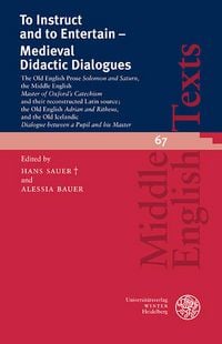 Produktbild: To Instruct and to Entertain &ndash; Medieval Didactic Dialogues