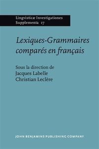 Produktbild: Lexiques-Grammaires compar&eacute;s en fran&ccedil;ais