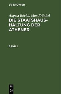 Produktbild: Die Staatshaushaltung der Athener. Band 1