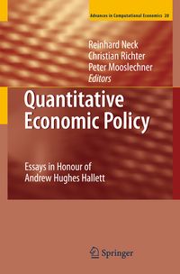 Produktbild: Quantitative Economic Policy