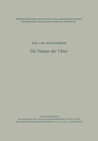 Produktbild: Die Namen der Ubier