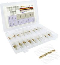 Produktbild: TRU COMPONENTS 418706 Kohleschicht-Widerstand Sortiment axial bedrahtet 5% 390 Teile