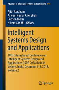 Produktbild: Intelligent Systems Design and Applications