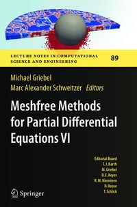 Produktbild: Meshfree Methods for Partial Differential Equations VI