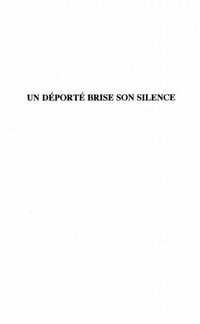 Produktbild: Un deporte brise son silence