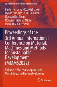 Produktbild: Proceedings of the 3rd Annual International Conference on Material, Machines and Methods for Sustainable Development (MMMS2022)