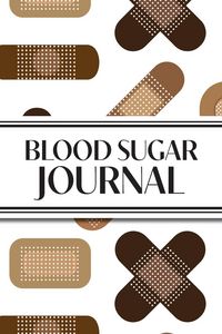 Produktbild: 1-Year Daily Blood Sugar Journal (Medical Plasters Multi-Color Dark Skin Tone)