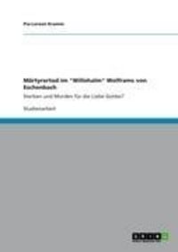 Produktbild: M&auml;rtyrertod im 'Willehalm' Wolframs von Eschenbach