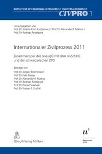 Produktbild: Internationaler Zivilprozess 2011