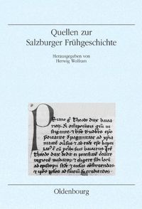 Produktbild: Quellen zur Salzburger Fr&uuml;hgeschichte