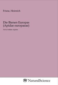 Produktbild: Die Bienen Europas (Apidae europaeae)