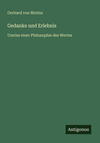 Produktbild: Gedanke und Erlebnis