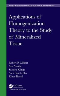 Produktbild: Applications of Homogenization Theory to the Study of Mineralized Tissue