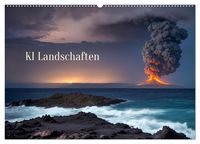 Produktbild: KI Landschaften (Wandkalender 2026 DIN A2 quer), CALVENDO Monatskalender