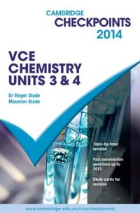 Produktbild: Cambridge Checkpoints Vce Chemistry Units 3 and 4 2014 Quiz Me More
