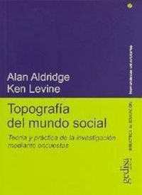 Produktbild: Topograf&iacute;a del mundo social : teor&iacute;a y pr&aacute;ctica de la investigaci&oacute;n mediante encuestas