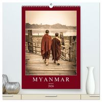Produktbild: MYANMAR SPIRITUELL 2026 (hochwertiger Premium Wandkalender 2026 DIN A2 hoch), Kunstdruck in Hochglanz