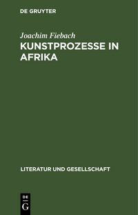 Produktbild: Kunstprozesse in Afrika