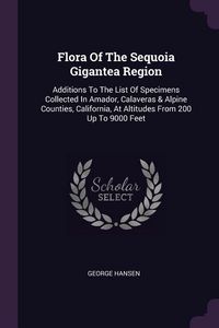 Produktbild: Flora Of The Sequoia Gigantea Region