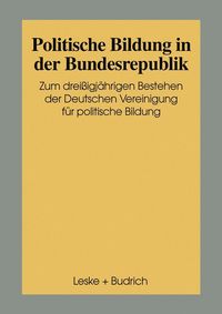 Produktbild: Politische Bildung in der Bundesrepublik