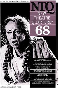 Produktbild: New Theatre Quarterly 68 V17 P