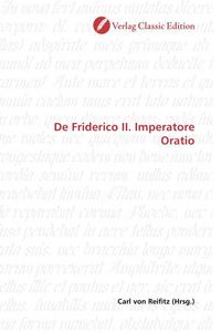 Produktbild: De Friderico II. Imperatore Oratio