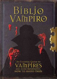 Produktbild: Biblio Vampiro: A Vampire Handbook
