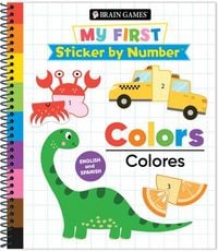 Produktbild: Brain Games - My First Sticker by Number: Colors - English and Spanish