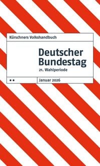 Produktbild: K&uuml;rschners Volkshandbuch Deutscher Bundestag