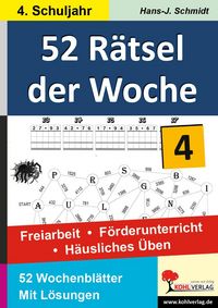 Produktbild: 52 R&auml;tsel der Woche / 4. Schuljahr
