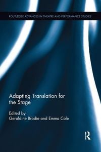 Produktbild: Adapting Translation for the Stage