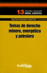 Produktbild: Temas de derecho minero, energ&eacute;tico y petrolero