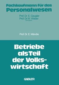 Produktbild: Betriebe als Teil der Volkswirtschaft