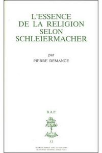 Produktbild: Bap N53 - l'Essence de la Religion Selon Schleirmacher