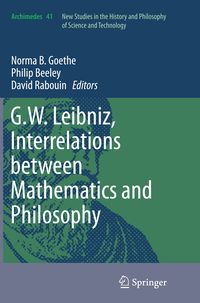 Produktbild: G.W. Leibniz, Interrelations between Mathematics and Philosophy