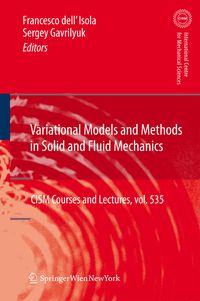 Produktbild: Variational Models and Methods in Solid and Fluid Mechanics