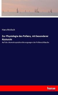 Produktbild: Zur Physiologie des Pollens, mit besonderer R&uuml;cksicht