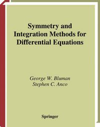 Produktbild: Symmetry and Integration Methods for Differential Equations