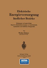 Produktbild: Elektrische Energieversorgung l&auml;ndlicher Bezirke