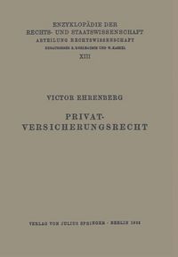 Produktbild: Privatversicherungsrecht