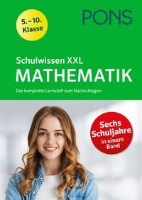 Produktbild: PONS Schulwissen XXL Mathematik 5.-10. Klasse
